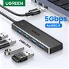 UGREEN USB3.0 HUB 4 porte USB-A Splitter Espansore USB sottile per mouse Tastiera Flash Drive Stampante disco U e PC portatile PS5 Xbox