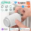 EZAIOT Smart WiFi/ZigBee TRV Termostato Tuya Radiatore Valvola Termostatica Controller Programmabile Attuatore Alexa Google Controllo Vocale