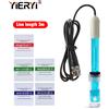 yieryi Sonda di ricambio PH con interfaccia BNC, cavo da 300 cm, sensore tester monitor PH 0-14 Q9 per acquario e idroponica