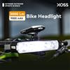 XOSS XL3000 luce per bici 3000Lm faro in lega di alluminio torcia ultraleggera impermeabile TypeC ricaricabile 9000mAh lampada anteriore per bicicletta