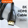 CABLETIME Cavo HDMI a HDMI 2.1 da 8K Cavo compatibile HDMI 48Gbps ad alta velocità 8K 60Hz 4K per Switch PC Laptop TV Smart Devices