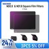 NEEWER Confezione da 2 filtri a film quadrati ND0.9 e ND1.8 Filtro Cinema ND da 4"x5,65" compatibile con Tilta SmallRig Matte Box