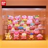 Bandai 8 Pz/set Giochi Star Kirby Anime Figura Simpatico Cartone Animato Rosa Kirby Mini Figura Collezione Decorativa Giocattolo Per I Regali Per Bambini