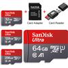 Sandisk Scheda di Memoria Ultra Micro TF SD 128GB 32GB 64GB 256GB, Scheda Flash SD/TF 32 64 128 GB MiniSD per Lettore di Schede USB 2.0
