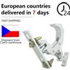 AICPOSE 2-10 paia di Ganci a Morsetto Pieghevoli in Alluminio Luce da Palcoscenico Gancio per Appendere Caricamento 150Kg Traliccio Tubo Testa Mobile Fascio luci Connettore