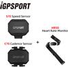 IGPSPORT IGS Sensore di velocità Sensore di cadenza HR40 Cardiofrequenzimetro SPD70 CAD70 Staffa di supporto per sensore per computer Accessori bici