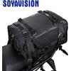SOYAVISION Borsa da sella per moto Bagagli da viaggio impermeabili Zaino da equitazione Borsa da sella per coda per moto Borsa portaoggetti per bagagliaio posteriore 10L/20L/30L