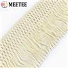 Meetee 3/5/10M 12cm Cotone Nappa Frangia di pizzo per tende Trim Divano Lacci Tessuto Nodo Nappe Decor Nastro Materiale da cucire fai da te