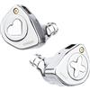 SIMGOT EW300 1DD + 1Planar + 1PZT Hybrid Driver auricolari IEM HIFI con ugelli rimovibili cavo OFC IEM placcato argento per musicista