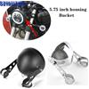 SOYAVISION Supporto di Montaggio per Faro LED da 5,75" per Harley Dyna FXD Sportster XL1200 XL833 Moto, Installazione Faro da 5-3/4"