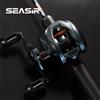 SEASIR Cast-X2 Mulinello da baitcasting 7.3:1 Rapporto di trasmissione ad alta velocità Trascina 8.5KG Impugnatura in alluminio e carbonio Manico in metallo BFS Micro mulinelli da pesca
