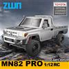 ZWN 1:12 Full Scale RC CAR MN82 Aggiornato MN82 PRO Fari controllabili 2.4G 4WD Off-Road Car Pick Up Truck Toy per i regali dei bambini