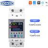 TOMZN Interruttore Intelligente WIFI TOMZN 63A 110V 2230V con Misurazione kWh, Timer e Protezione da Sovratensione, Sovracorrente e Perdite