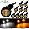 HVIERO 2/4/10X Luce di marcia diurna 4014 12SMD Indicatori di direzione Retromarcia Auto Lampade Aquila Lampadine Occhio Auto Moto Led Illuminazione Impermeabile