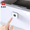 KAK Serratura biometrica per impronte digitali Serratura per cassetti intelligente antifurto bianca 30x30mm Serratura per porta per mobili di sicurezza per impronte digitali senza chiave