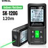 SNAKOL Metro a nastro Laser Snakol misuratore di distanza Laser verde da 120M Roulette ad alta precisione funzioni di misurazione Multiple righello elettronico