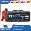 Topdon JS3000 3000A Avviatore di emergenza per auto Accumulatori e caricabatterie di riserva 12V Dispositivo di avviamento per auto 24000Mah Batteria di avviamento per auto Booster