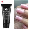 MSHARE Poly Nails Gel acrilico 60ml 60g Costruttore UV Led Acrylgel Estensioni delle unghie Acrilico Rosa Bianco Gel trasparente Copertura acrilica