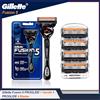 Gillette Fusion 5 Proglide Rasoio Rasoio di sicurezza manuale Maniglia FlexBall Ricariche lama a 5 strati per rasatura barba viso da uomo
