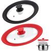 PGY 16-22-28-32cm Coperture in vetro siliconico Padelle Padelle Coperchi multifunzionali adattibili Stufa Tappi protettivi rotondi Accessori da cucina