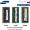 SAMSUNG Memoria per laptop Samsung DDR2 667 800 MHz DDR3 1066 1333 1600 1866 MHz DDR4 2133 2400 2666 3200 MHz RAM per notebook ad alte prestazioni