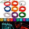 HVIERO 1M/2M/3M/5M Auto Illuminazione Interna Striscia LED Decorazione Ghirlanda Filo di Corda Tubo Linea Flessibile Luci Al Neon Bar USB Drive