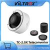 VILTROX Teleconvertitore Viltrox TC-2.0X 2x per l'ingrandimento della lunghezza focale per attacco Sony E e attacco Nikon Z