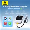 Baseus CarPlay wireless Adattatore CarPlay cablato a wireless Connessione automatica Sistemi intelligenti per auto Plug & Play Bluetooth Smart CarPlay