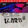 ONAPXT Per Audi A6 A6L A7 C7 2012-2018 MMI APP Control Luce ambientale decorativa per auto, lampada a LED per atmosfera, striscia luminosa a 21 colori