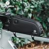 ROCKBROS Borsa da bicicletta ROCKBROS Borsa da ciclismo per tubo anteriore con telaio portatile da 1,3 litri Borsa da ciclismo impermeabile per bicicletta da strada MTB nera con jack per cuffie