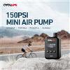CYCLAMI 150 Psi Gonfiatore ad aria ad alta pressione Pompa di gonfiaggio elettrica per bicicletta Mini pompa portatile per bicicletta con display digitale