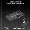 Vector Optics Adattatore Universale per Red Dot Sight Vector Optics, Compatibile con CZ Shadow 2, CZ 75 Shadow, CZ 75 SP-01 per footprint TEK/MAG/MOJ, Serie Frenzy