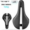 RYET Sella per bici MTB interamente in carbonio Cuscino per sedile in PU super leggero 125g Selle per bicicletta da strada nere Parti Accessori per ciclismo