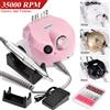 Limegirl 35000/20000 RPM Trapano elettrico per unghie Set di frese per manicure Punte per unghie Manicure Unghie elettriche Strumenti per lime per pedicure