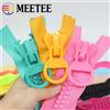 Meetee 2-10 Pezzi Cerniera in Resina Extra Large da 25 cm per Cucito, Cerniere Senza Fine con Blocco a Colori, Decorazione per Astucci, Accessori Fai-da-te per Abbigliamento