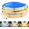 MALITAI Strisce LED COB DC 5V 12V 24V dimmerabili lineari 5M FCOB 320LED/M Nastro flessibile a nastro LED 3000K/4000K/6500K per l'arredamento della stanza