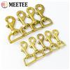 Meetee 1-5 pezzi in ottone massiccio chiusura a moschettone girevole moschettone fibbia grilletto clip moschettone guinzaglio per cani borsa portachiavi accessori