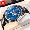 OLEVS 9926 Orologi da uomo Orologio da polso al quarzo moda originale Impermeabile Globo luminoso Orologio quadrante Cronografo Data Reloj Hombre