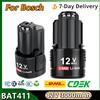 Turpow Per Bosch BAT411 Batteria 3000mAh 12V Li-Ion Batteria di Ricambio Per BAT420 BAT412A BAT413A Strumento di Potere Batteria Ricaricabile