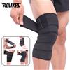 AOLIKES 1PC 40-180cm Compressione Benda Protezione Ginocchio Supporto Brace Sport Elastico Gomito Cinghie Fasce Per Gamba Fasciatura Allenamento Wrap