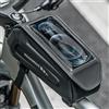 ROCKBROS Borsa da bici Borsa per telefono da 1,7 litri Borsa da ciclismo con telaio anteriore impermeabile Custodia per touch screen Borsa da bici con guscio rigido Accessori Mtb
