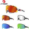 X-TIGER Occhiali da sole sportivi polarizzati per bici con 5 lenti intercambiabili per occhiali da ciclismo da pesca da corsa da baseball da donna da uomo