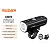 Ravemen K1400Bike Luce anteriore per bicicletta con supporto capovolto Ricaricabile wireless Auto On-off Guida diurna/notte intelligente