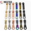Meetee 10-100 pezzi 3 # 5 # Cursori per cerniere in nylon per cerniere Nastro per vestiti Cerniere per cappotti Tirare la testa Zaino Kit di riparazione per cerniere Accessori per cucito fai-da-te