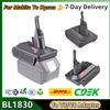 Turpow Adattatore batteria Turpow per batteria Makita BL1830 da 18 V a adattatore Dyson V7/V8 con batterie per utensili al litio serie Dyson V7/V8