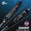 LEYDUN SHARKRY Punta per barca Modello canna da corsa Canna da pesca per calamari ML Punta solida Sedile per mulinello in carbonio ultraleggero Guida FUJI Canne da spinning