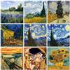 GATYZTORY Van Gogh Pittura a olio con numeri Paesaggio Dipingi con numeri su tela Paesaggio Decorazioni per la casa senza cornice