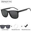 ZENOTTIC Occhiali da sole polarizzati da uomo ZENOTTIC - Occhiali da sole da uomo quadrati con montatura TR90 leggera Protezione UV400
