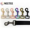 Meetee 2/5/10 pz 15/20/25mm metallo aragosta fibbia borsa cinturino girevole fibbie a scatto collare di cane morsetto gancio portachiavi moschettone chiusura accessorio