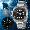BERNY Orologio subacqueo automatico a doppia corona per uomo Super Luminous Miyota 8215 Sapphire Swim Sport 20ATM Orologio subacqueo meccanico da uomo